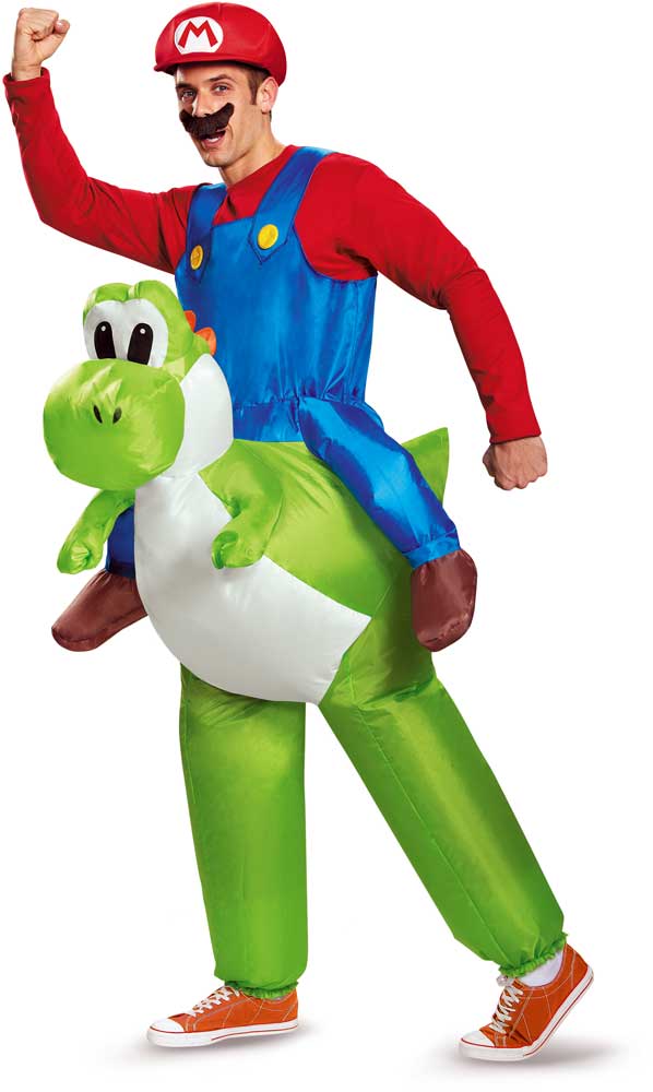 Mario Riding Yoshi Inflatable Adult Disguise 85150Adult