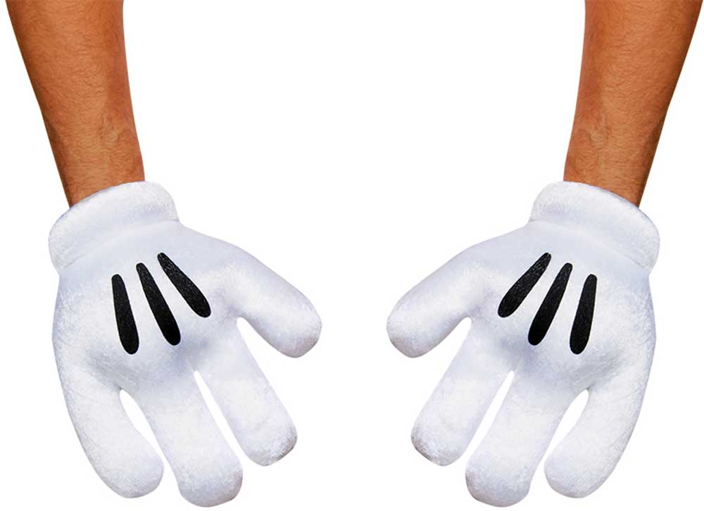 Mickey Mouse Adult Gloves Disguise 85582