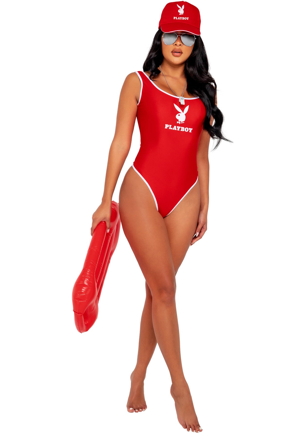 Roma 3pc Playboy Beach Patrol Adult Women Halloween Costume