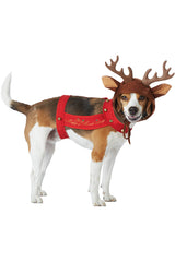 REINDEER DOG COSTUME California Costume PET20155