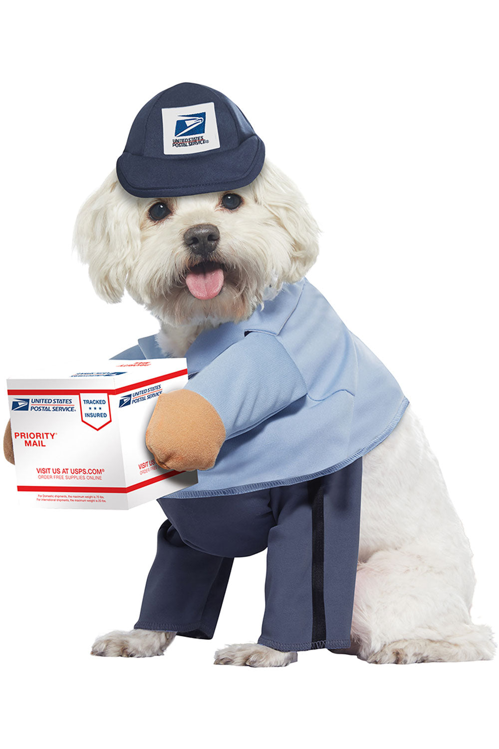 US MAIL CARRIER PUP DOG COSTUME California Costume PET20170