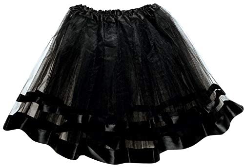 Promo Tutu - Black With Black Ribbon Underwraps  25746