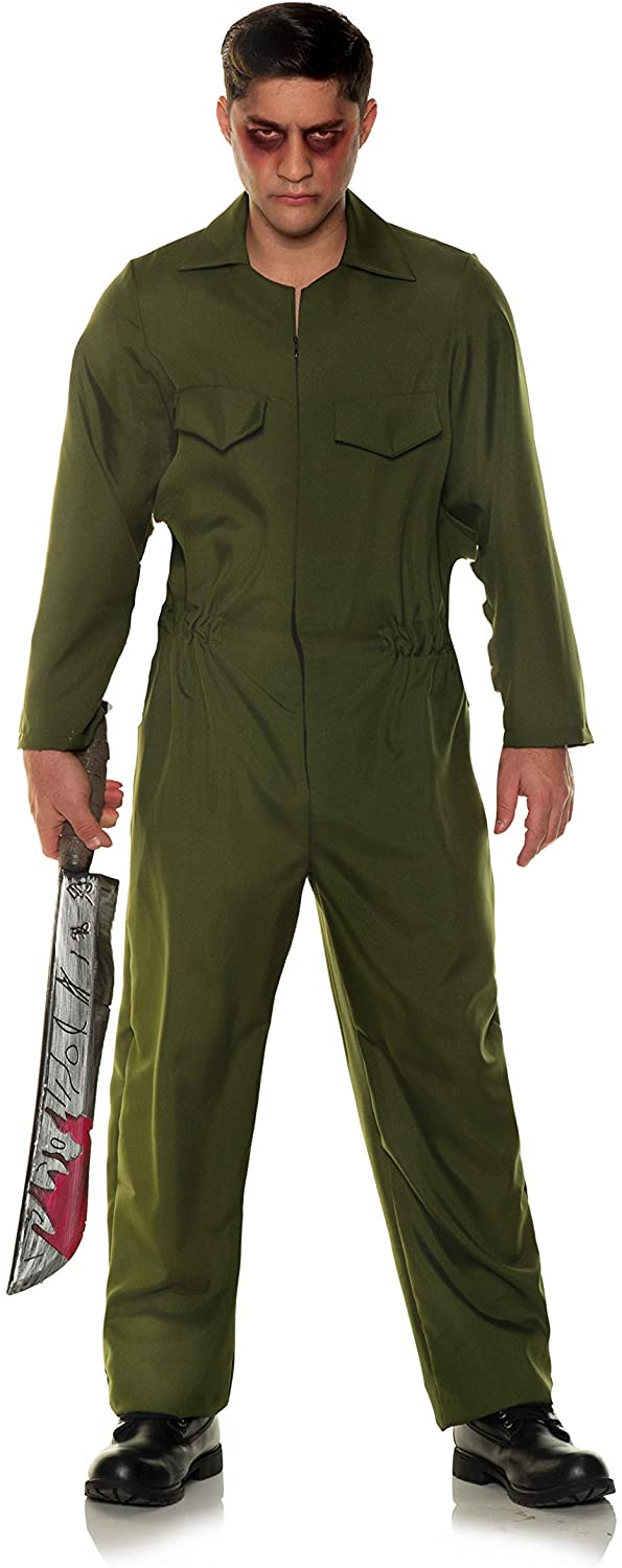 Horror Jumpsuit -Khaki Underwraps  30167