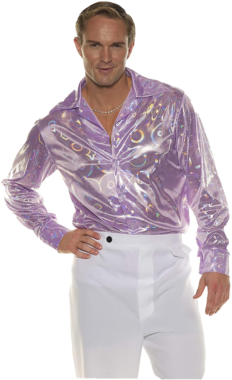 Disco Shirt-Purple Circles Underwraps  30195