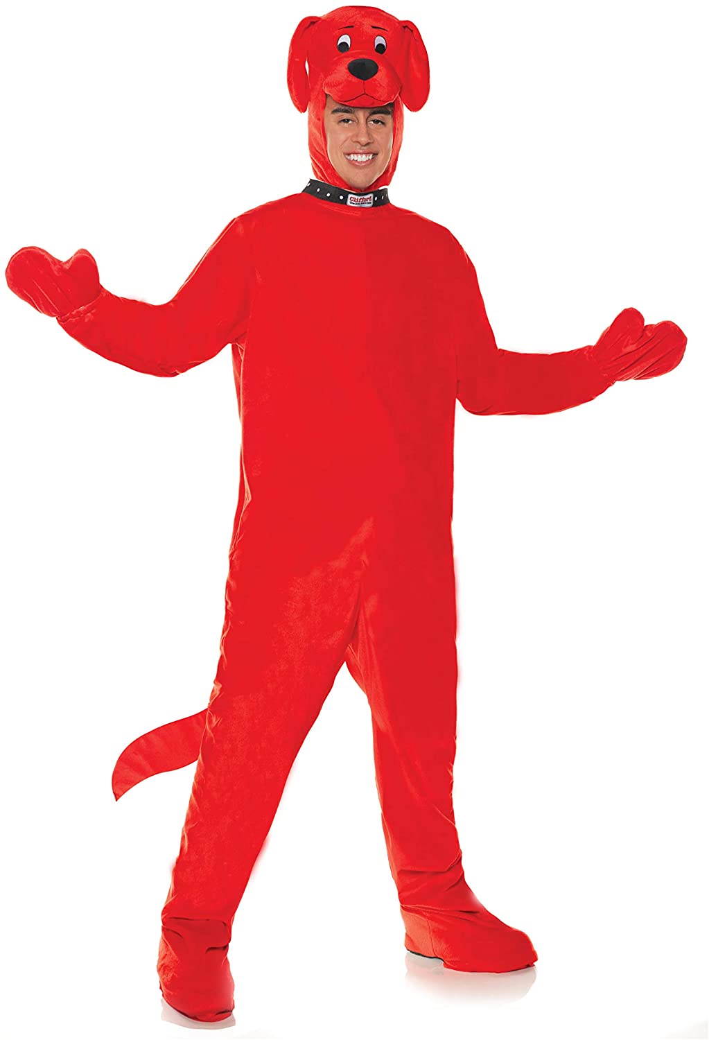 Clifford The Big Red Dog Adult Jumpsuit Underwraps  30216