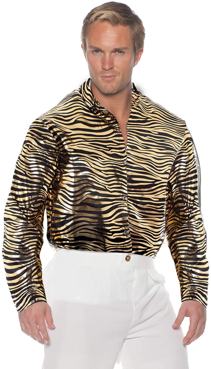 Tiger Disco Shirt Gold Underwraps  30295