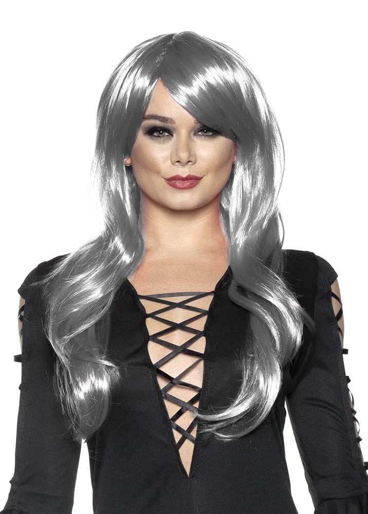 Sassy Wig- Silver Underwraps  30456