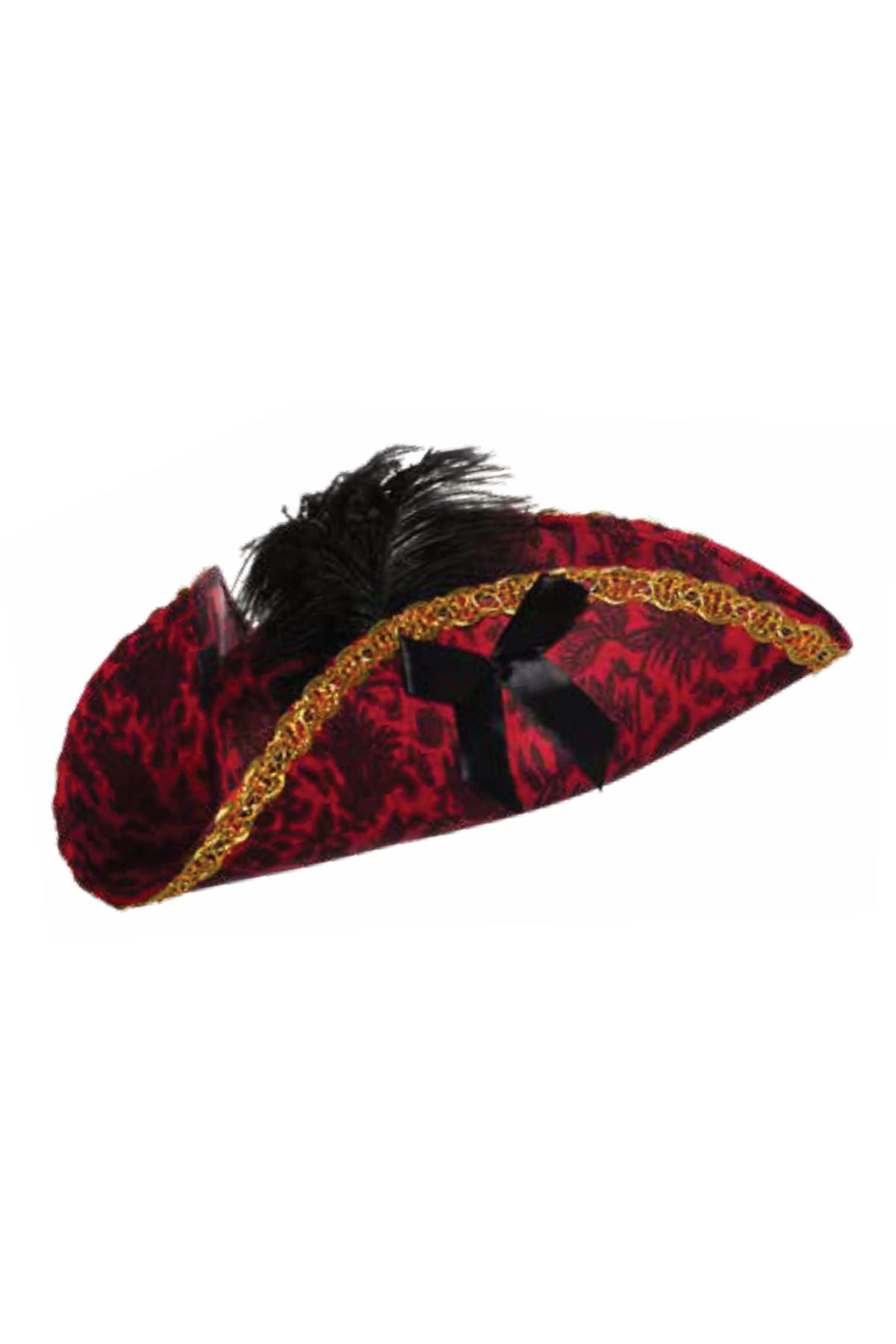 Tri Corner Fancy Pirate Hat Underwraps  30575