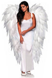 Full Length Angel Wings-White Underwraps  30678