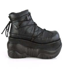 4" PF Ankle Bootie w/ Hook N' Loop Straps Pleaser Demonia BOXER/13