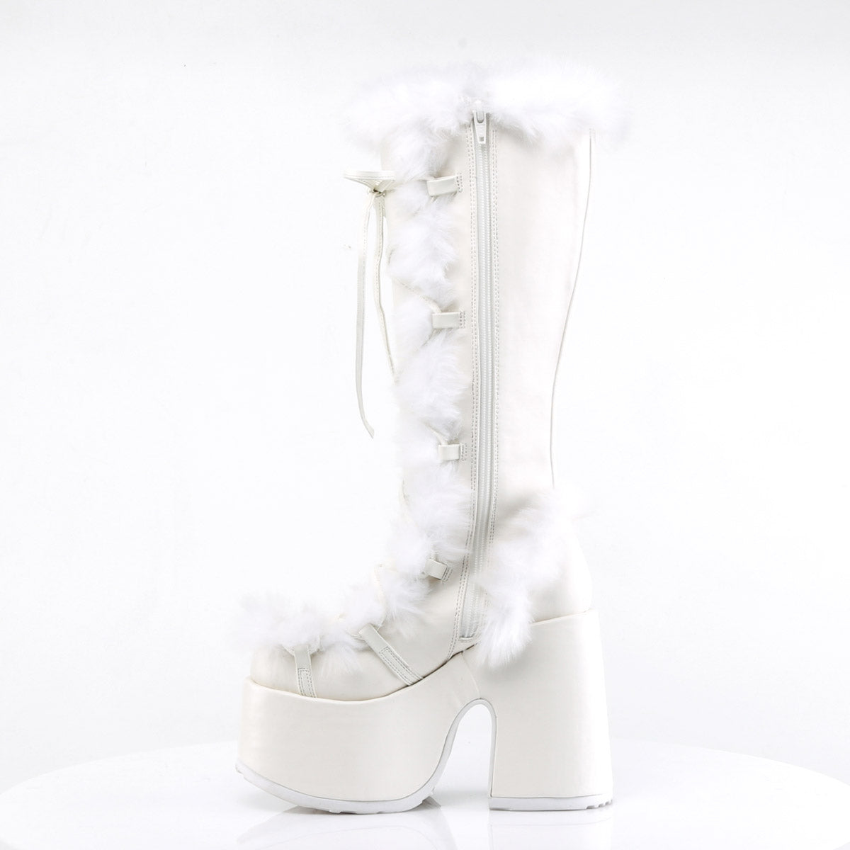 Women'S Platform Faux Rabbit Fur Snow Boots