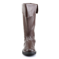 Pirate Captain Side Zipper Knee High Cuffed Round Toe Boots Shoes Pleaser Funtasma CAPTAIN/105