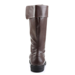 Pirate Captain Side Zipper Knee High Cuffed Round Toe Boots Shoes Pleaser Funtasma CAPTAIN/105