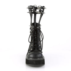 2" PF Ankle Boot W/ Calf High Leg Brace, Inner Metal Zipper Pleaser Demonia EMILY/357