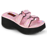 2 1/2" Pf Double Band Slide Sandal Pleaser Demonia FLIP/12