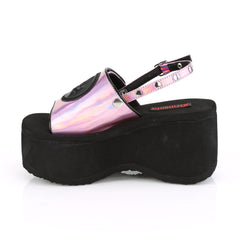 3 1/2" Platform Slingback Sandal Pleaser Demonia FUNN/32