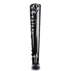 Sexy Stretch Thigh High Over The Knee Block Heel Gogo Boots Shoes Pleaser Funtasma GOGO/3000