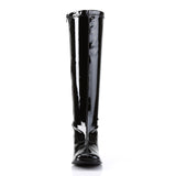 Sexy Block Heel Wide Width Knee High Side Zip Gogo Boots Shoes Pleaser Funtasma GOGO/300WC