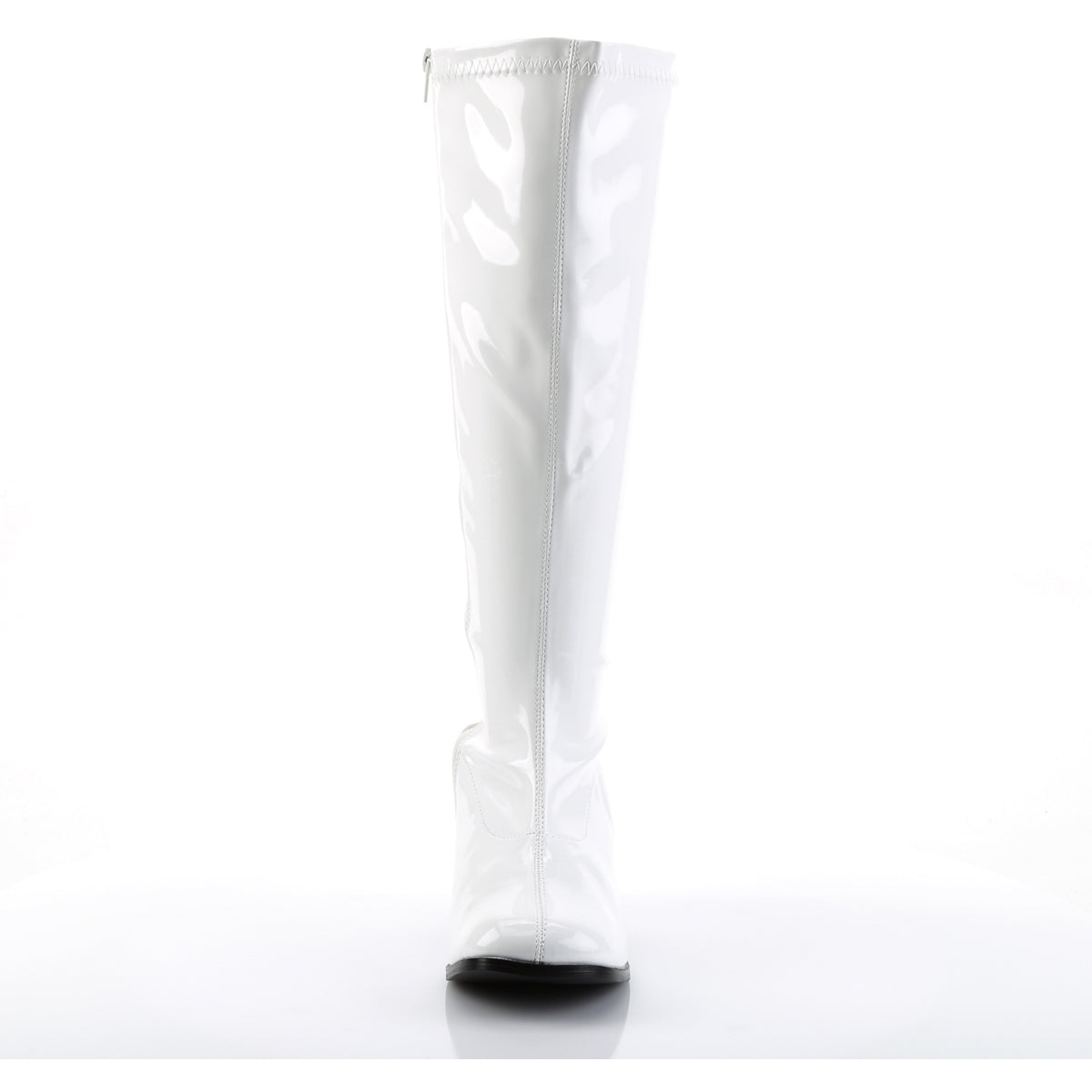 Sexy Wide Width Block Heel Full Inner Side Zipper Gogo Boots Shoes Pleaser Funtasma GOGO/300X