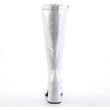 Sexy Wide Width Block Heel Full Inner Side Zipper Gogo Boots Shoes Pleaser Funtasma GOGO/300X