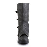 Detachable Knee High Cuff Buckle Strap Low Heel Boots Shoes Pleaser Funtasma GOTHAM/105