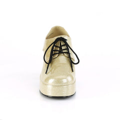 Groovy 70S Disco Dance Glitter Platform Blucher Block Heels Shoes Pleaser Funtasma JAZZ/02G