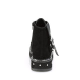 1 1/4" PF Lace-Up Ankle Boot, Side Zip Pleaser Demonia LILITH/278