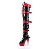 Sexy Buckle Strap Lace Up Platform Stiletto Thigh High Boots Shoes Pleaser Funtasma MEDIC/3028