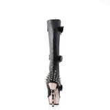 Punk Rock Spiked Heel Finger Bone Stiletto Knee High Boots Shoes Pleaser Demonia MUERTO/2028