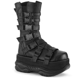 3" PF Mid Calf Boot, Side Zip Pleaser Demonia NEPTUNE/210