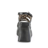 4 1/2" Wedge Platform Strappy Slingback Sandal Pleaser Demonia PACE/33