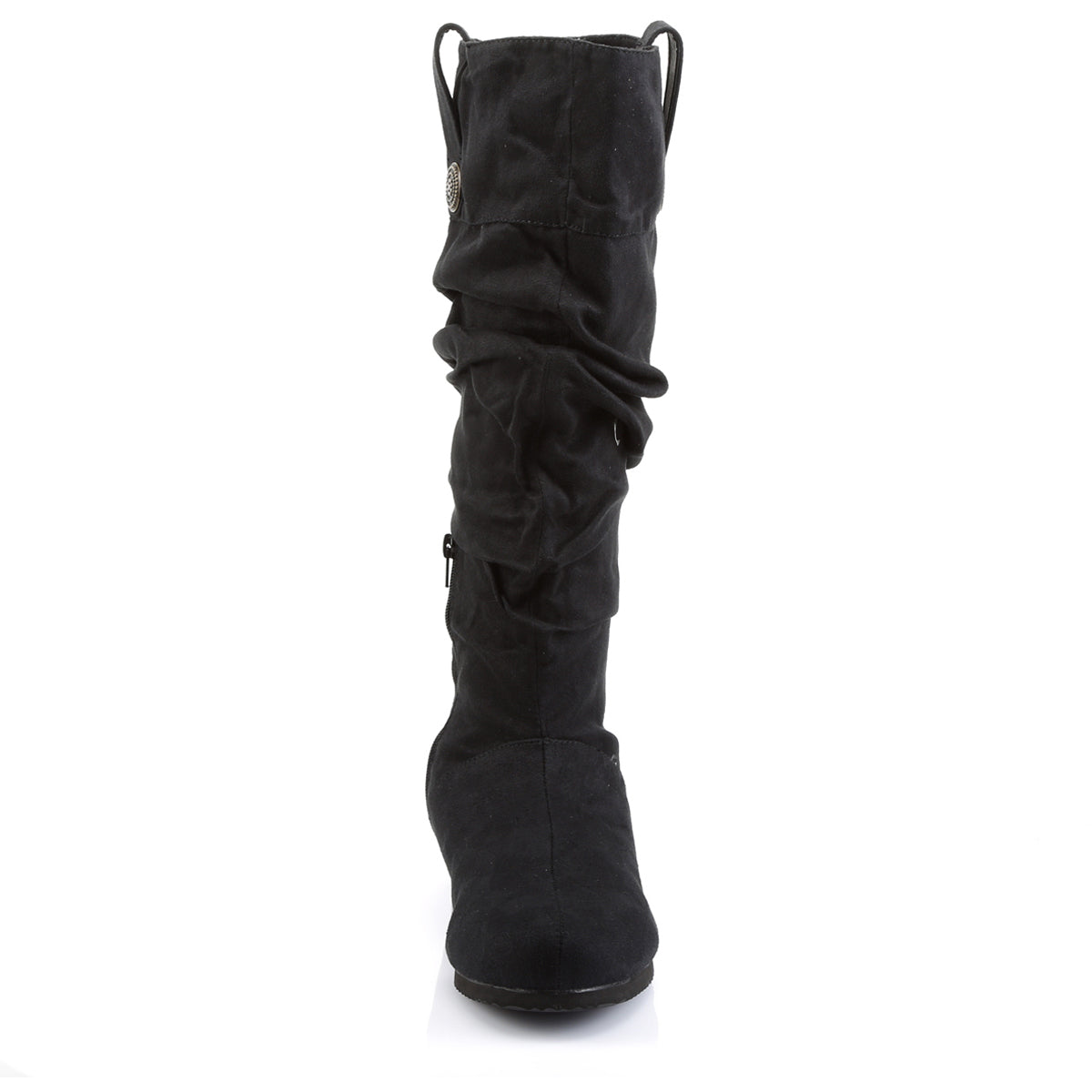 Buckle Strap Cuff Microfiber Pull On Mid Calf Renaissance Boots Shoes Pleaser Funtasma RENAISSANCE/104