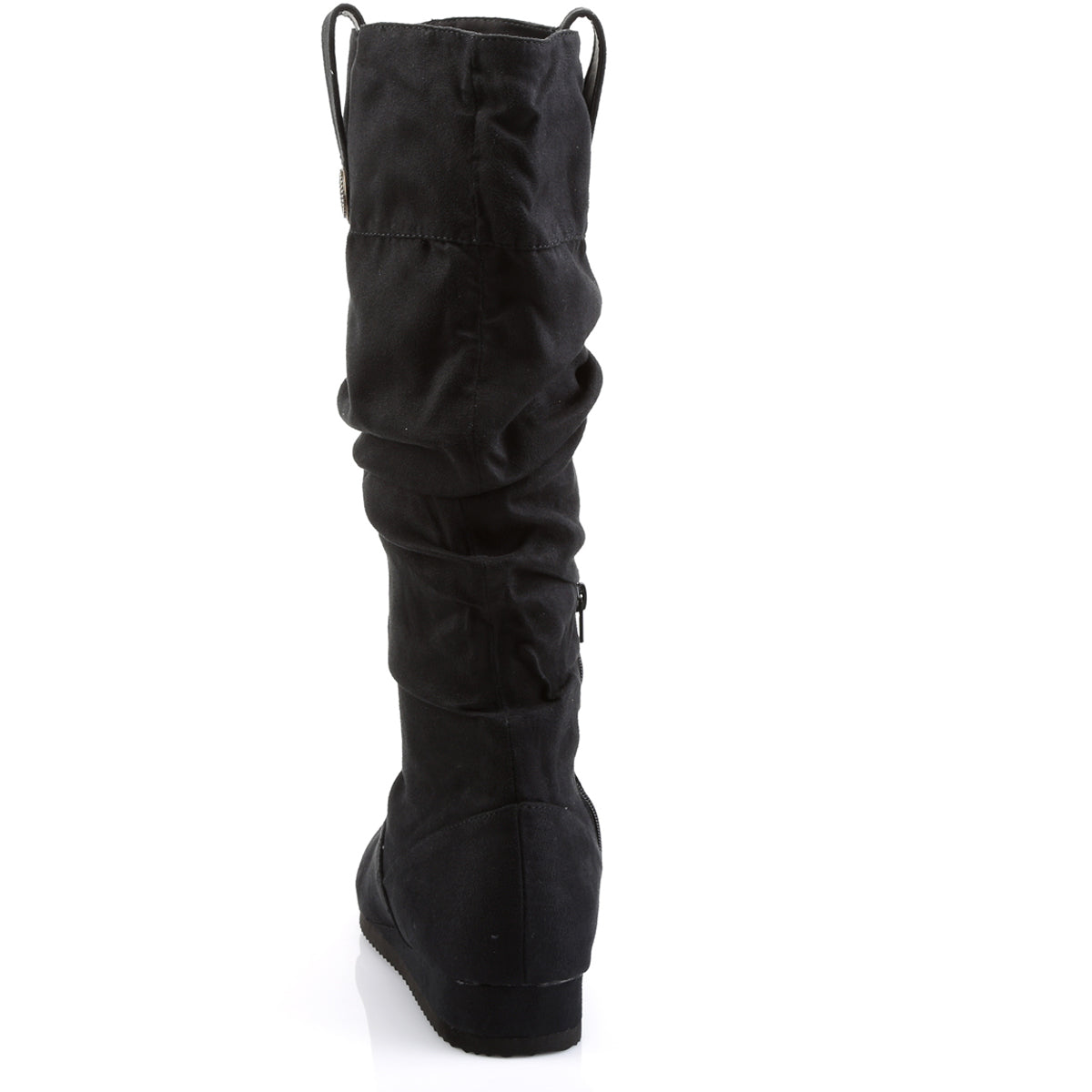 Microfiber Renaissance Pull-On Mid-Calf Boot Pleaser Funtasma REN104/BMF