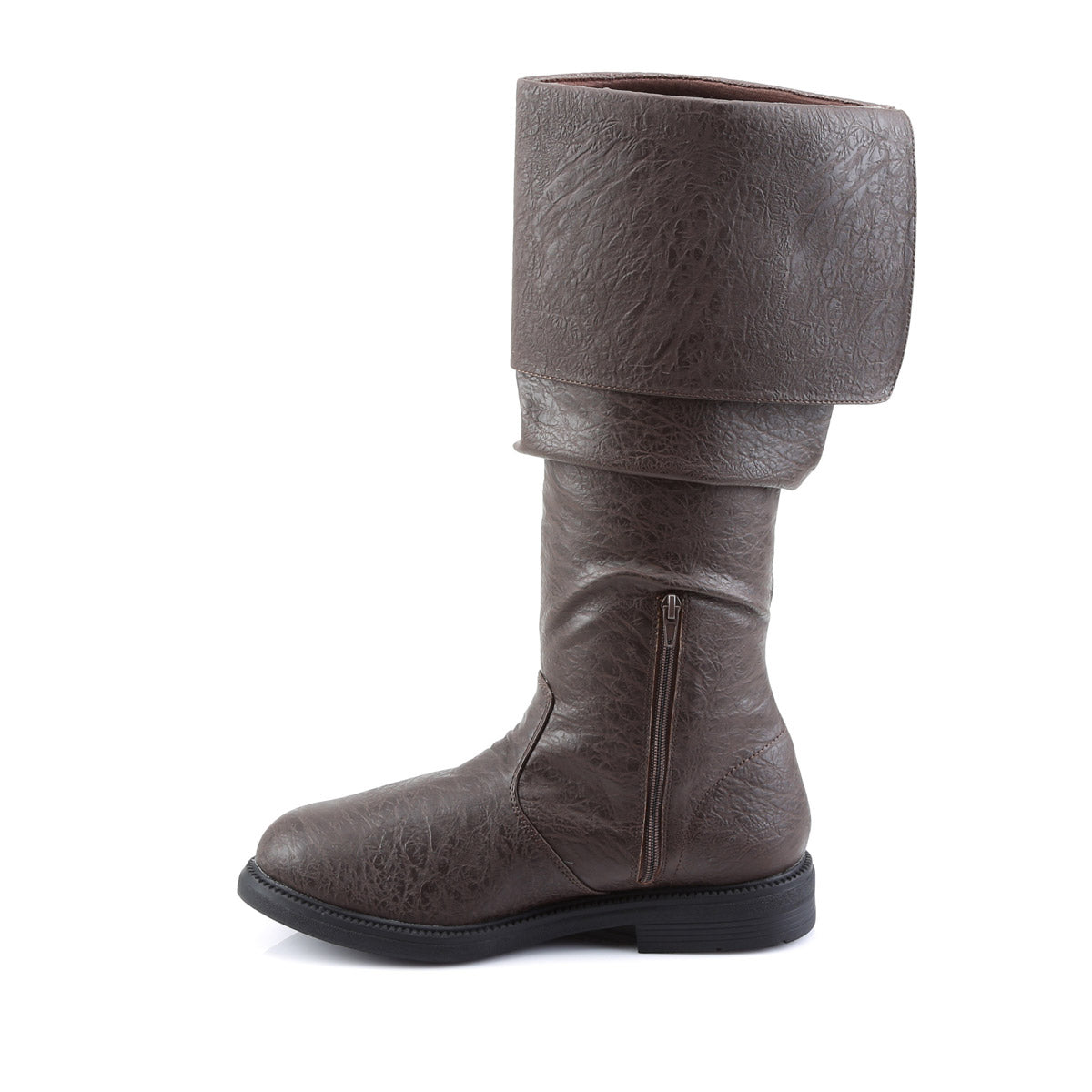 Sexy Zip Side Knee High Cuffs Robin Hood Renaissance Boots Shoes Pleaser Funtasma ROBINHOOD/100