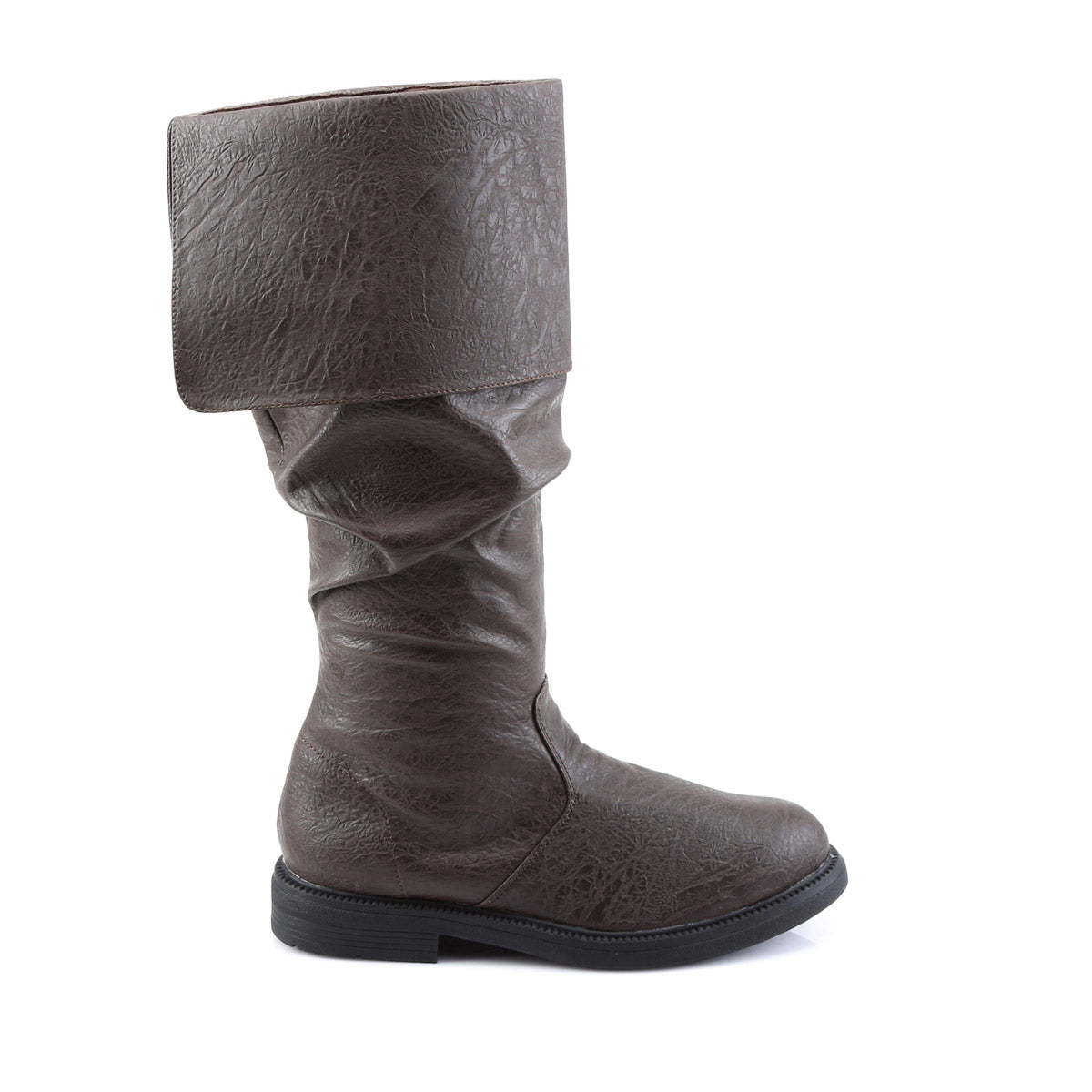 Sexy Zip Side Knee High Cuffs Robin Hood Renaissance Boots Shoes Pleaser Funtasma ROBINHOOD/100