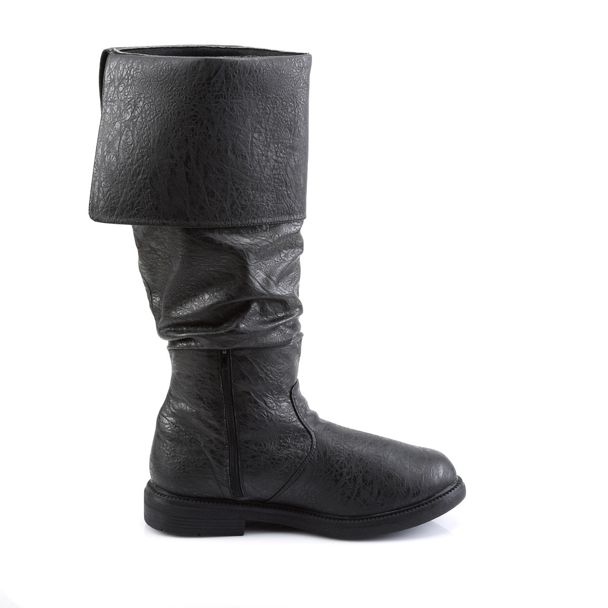 Sexy Zip Side Knee High Cuffs Robin Hood Renaissance Boots Shoes Pleaser Funtasma ROBINHOOD/100