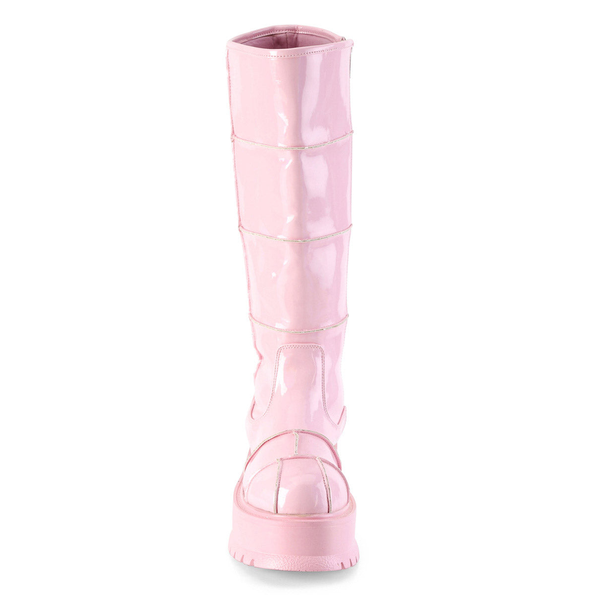 2" PF Knee High Boot, Side Zip Pleaser Demonia SLACKER/230