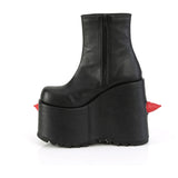 7" Pf Ankle Boot, Side Zip Pleaser Demonia SLAY77/B-RVL