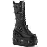 5 1/2" PF Lace-Up Mid-Calf Boot, Side Zip Pleaser Demonia SWING/327