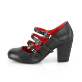 3" Block Heel Round Toe Maryjane Pleaser Demonia VIVIKA/38