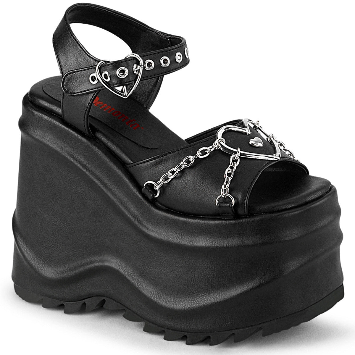 6" Wedge PF Ankle Strap Sandal Pleaser Demonia WAVE/09